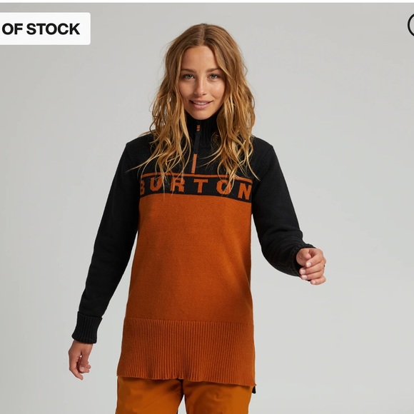 Burton Sweaters - Women's Burton Larosa Sweater Black/Penny Size S